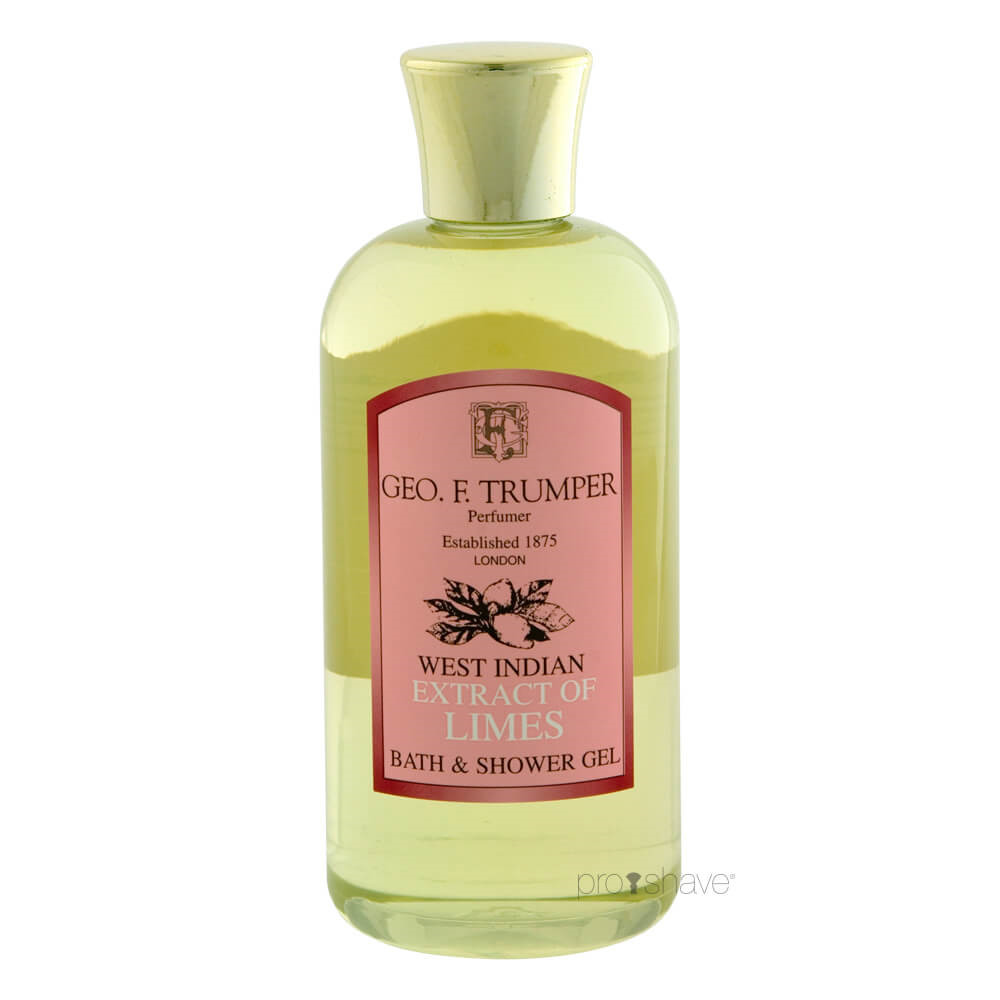 Se Geo F Trumper Shower Gel, Limes, 200 ml. hos Proshave